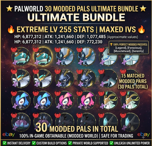 Pacchetto palworld 30 pals - ⭐,