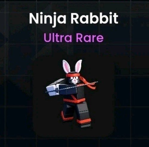 Coniglio ninja ultra raro - coniglio,